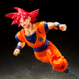 Goku SSJ GOD 16cm Dragon Ball Super BANDAI S.H.F - Action Figure