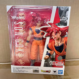 Goku SSJ GOD 16cm Dragon Ball Super BANDAI S.H.F - Action Figure