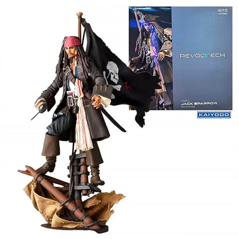 Jack Sparrow 13.5cm Piratas do Caribe KAIYODO - Action Figure