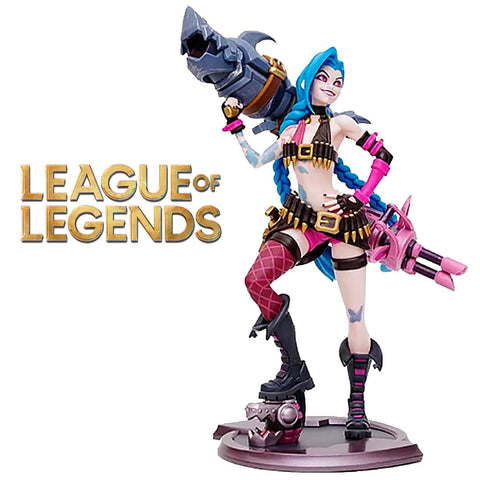 Jinx 32.5cm League of Legends EDIÇÃO ESPECIAL UNLOCKED RIOT - Action Figure