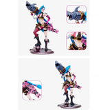 Jinx 32.5cm League of Legends EDIÇÃO ESPECIAL UNLOCKED RIOT - Action Figure