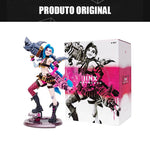 Jinx 32.5cm League of Legends EDIÇÃO ESPECIAL UNLOCKED RIOT - Action Figure