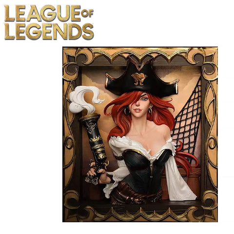 Quadro 3D Miss Fortune League of Legends Riot Games