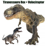 Tiranossauro Rex + Velociraptor Blue Jurassic Park Dinossauros - Action Figure