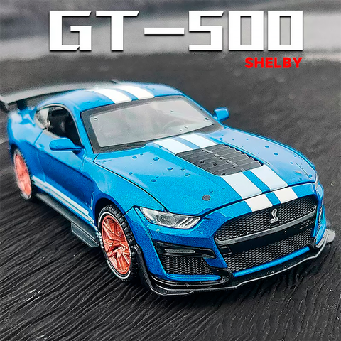 Mustang Shelby GT-500 1/32 Com Luz e Som - Miniatura 4 Cores Disponíveis