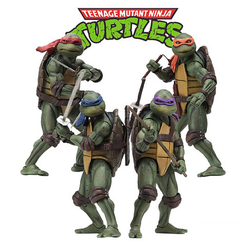 As Tartarugas Ninjas 1990 4 Personagens Disponíveis NECA - Action Figure