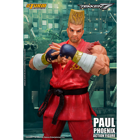 Paul Phoenix 1/12 Tekken 7 Articulável - Action Figure