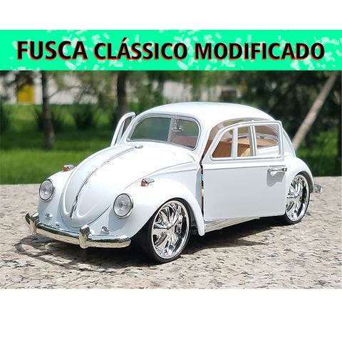 Fusca Clássico Modificado 1/18 Miniatura - 3 Cores Disponíveis