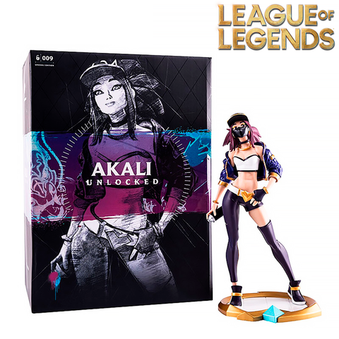 Akali K/DA 23cm League of Legends EDIÇÃO ESPECIAL - Action Figure