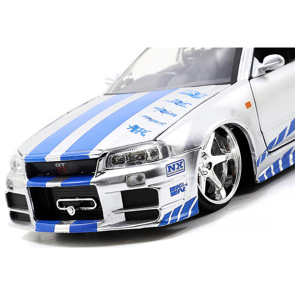 Nissan Skyline GTR R34 Velozes e Furiosos 1:24 (3 modelos) – Fantastic Loot